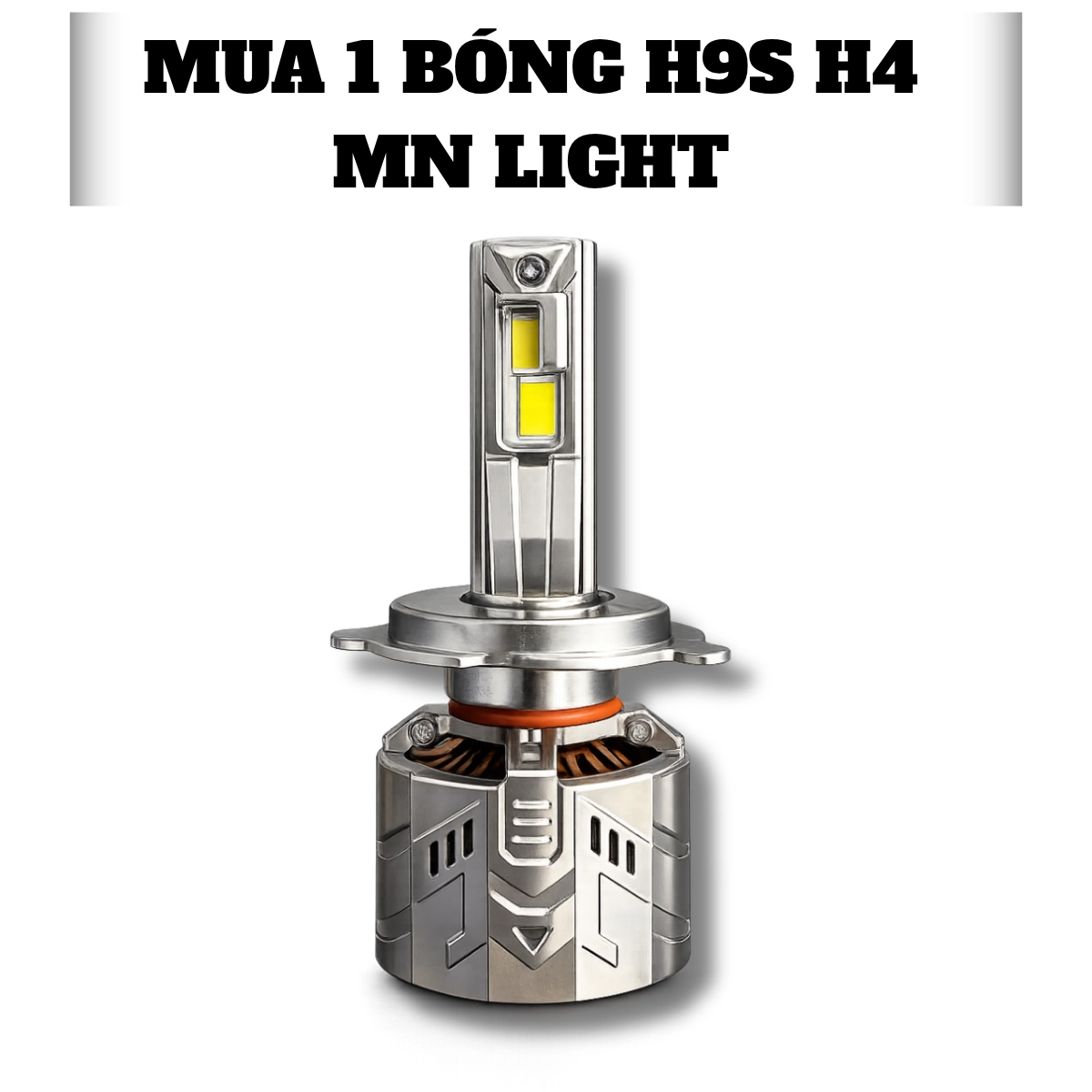 Đèn led tăng sáng H9S -115w- BH 24 Tháng lỗi 1 đổi 1 Dành cho OTo Xe Máy  12 và 24V Bảo Hành 2 năm Đèn Pha